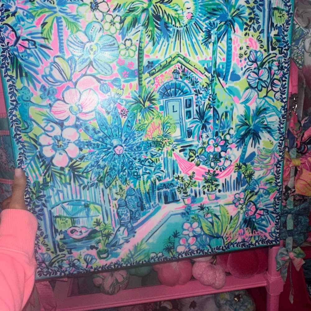 Lilly x Disney wall Canvas Art 12x12 - Picture 6 of 13